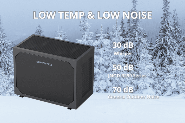 Dual-fan Low Noise Top-blow Heat Pump