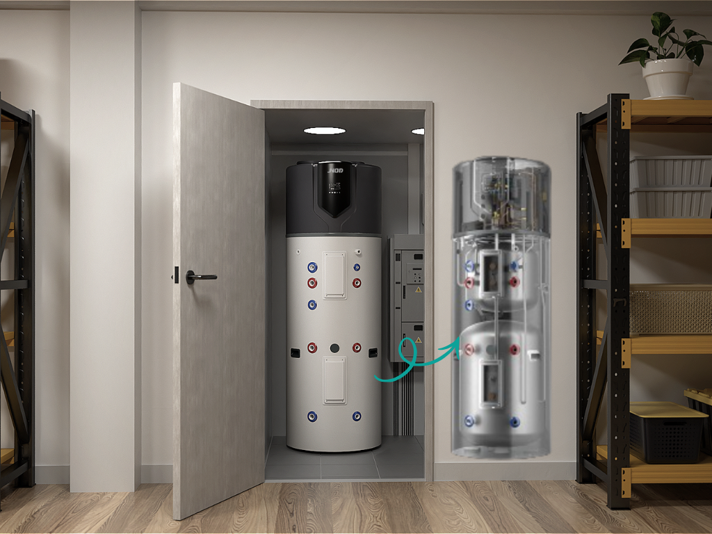 Transform Your Home Comfort with JNOD Next Generation Smart Hot Water Heat Pump
