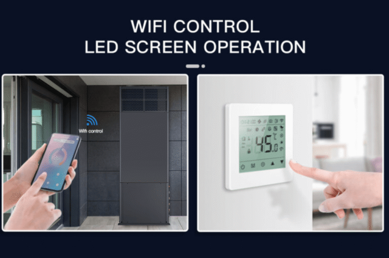 JNOD all in one heat pump for outdoor installation smart control